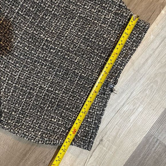 Sans Souci Gray Black Tweed Mini Skirt Size Small - Picture 6 of 11
